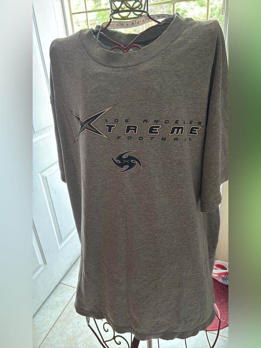 Champion Gray Los Angeles Xtreme Football Graphic Tee